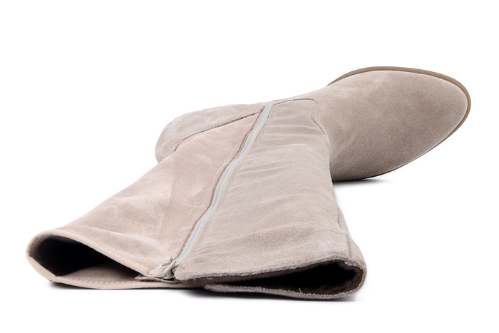 RIEKER Y2050-60 beige, kozaki damskie