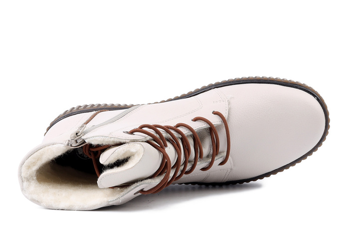 RIEKER Y4303-80 white, trzewiki damskie