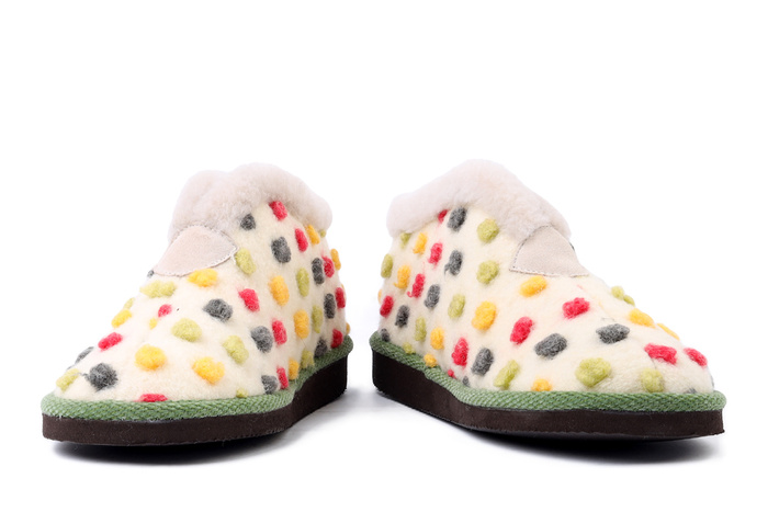 MANITU 340010-81 offwhite, kapcie damskie