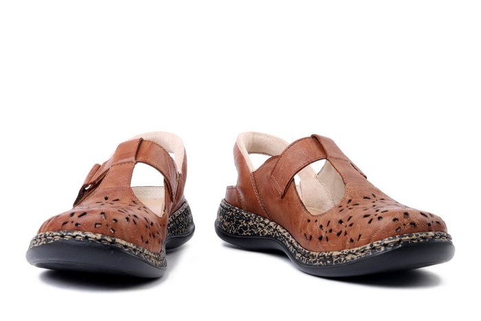 RIEKER 46397-22 brown, sandały damskie