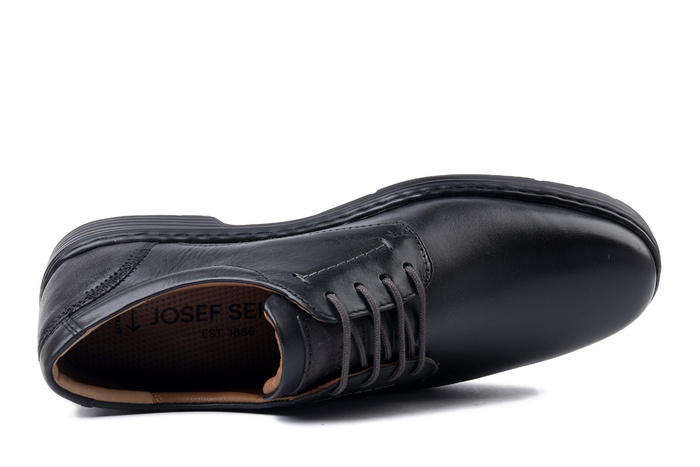 JOSEF SEIBEL 42801 860 100 Alastair 01 schwarz, półbuty męskie