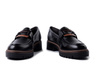 TAMARIS 1-24722-43 003 black leather, półbuty damskie