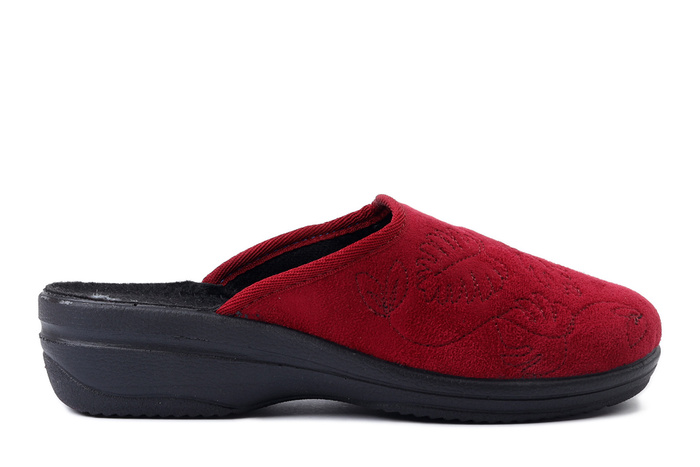 INBLU LV-18 016 bordowy, kapcie damskie