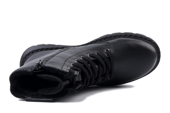 RIEKER 70408-00 black, trzewiki damskie