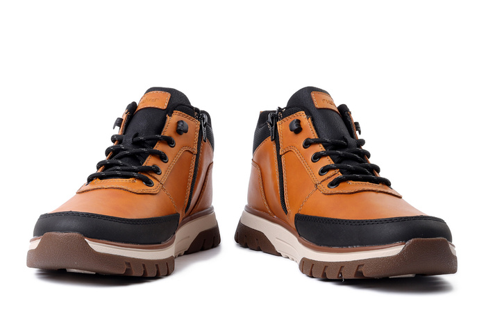 RIEKER TEX B9300-20 brown combination, trzewiki męskie