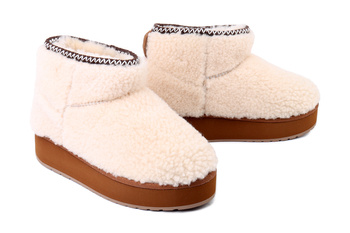 EMU AUSTRALIA W13187 Stinger Micro Flatform Teddy natural, botki damskie