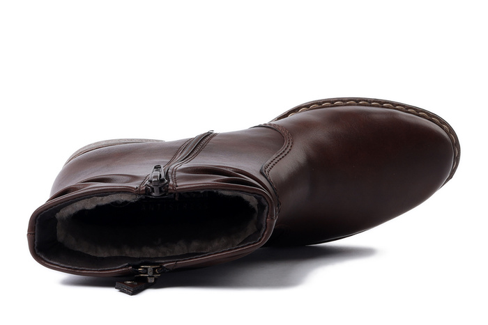 RIEKER 77281-25 brown, botki damskie