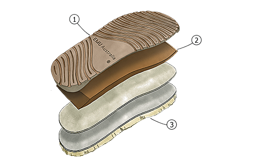 EMU AUSTRALIA K10103 Wallaby Mini chestnut, botki dziecięce, rozmiary 24-36