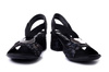 RIEKER 64683-91 black, sandały damskie