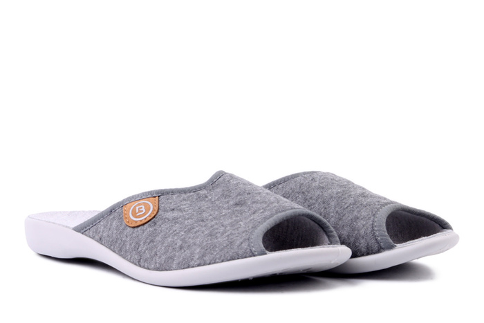 BEFADO 255D 009 szary, kapcie damskie