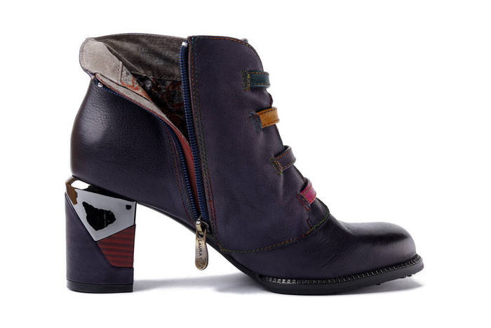 LAURA VITA 006340 Maevao 12 violet, Botki damskie