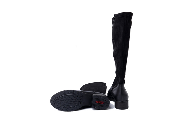 RIEKER Z9551-00 black, kozaki damskie