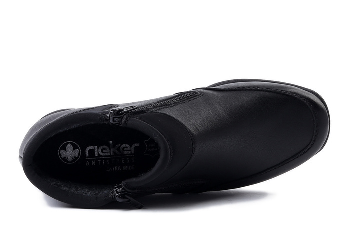 RIEKER 47270-00 black, botki damskie