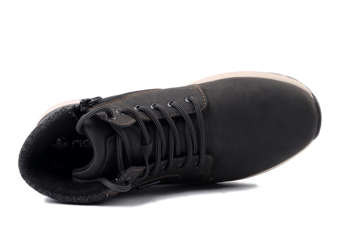 RIEKER TEX 11502-45 grey, trzewiki męskie