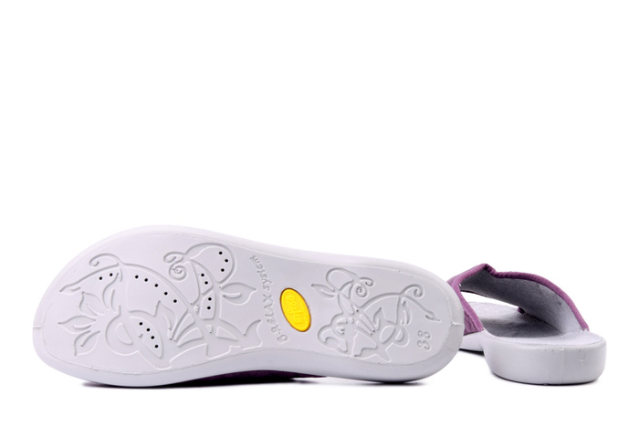 BEFADO 255D 010 fiolet, kapcie damskie