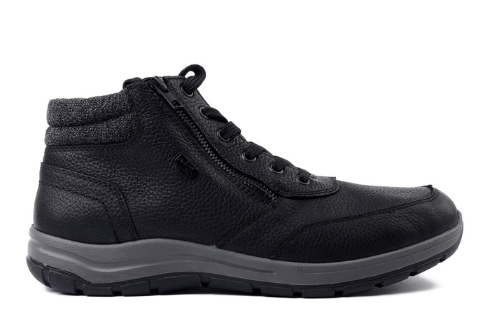 RIEKER TEX 03624-00 black, trzewiki męskie