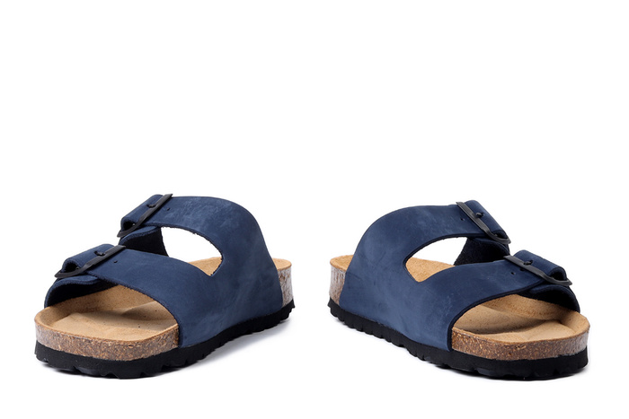 DR. BRINKMANN 600130-05 blau, klapki damskie
