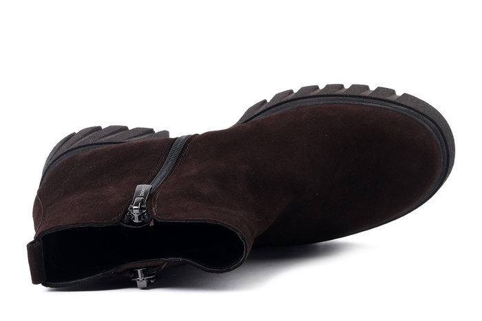 BIOECO BY ARKA 7858 2941+1290 brąz, botki damskie