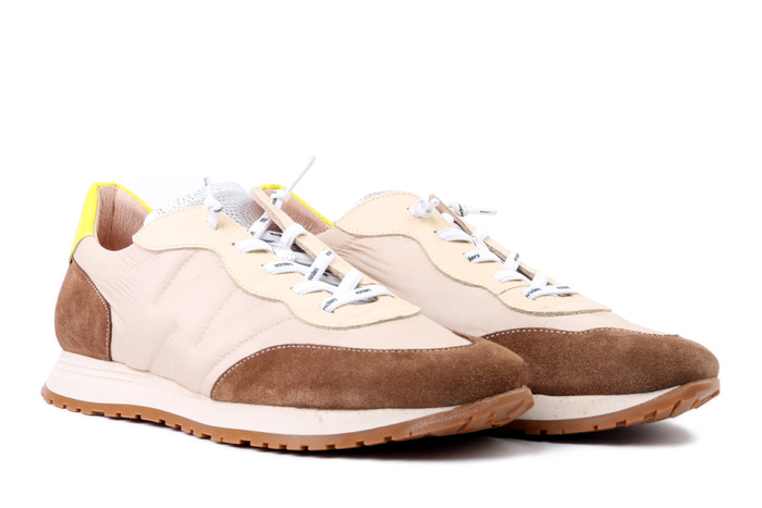 WONDERS A-4802 conac/taupe, półbuty damskie