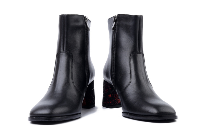 BIOECO BY ARKA 7951 0308+2920 czarny, botki damskie