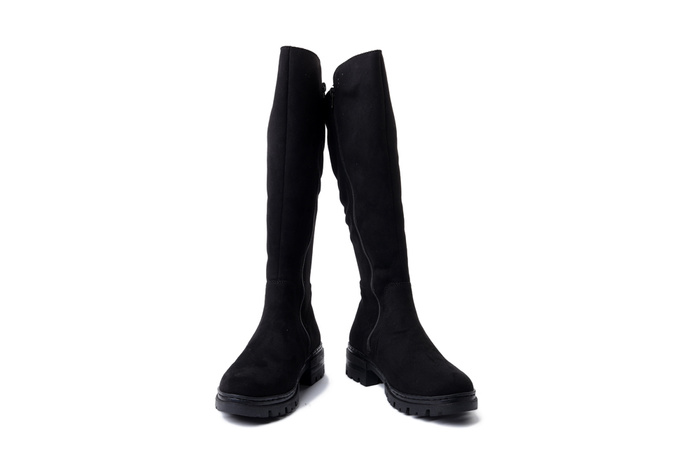 RIEKER 76890-00 black, kozaki damskie