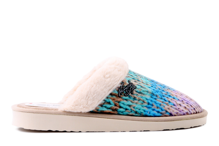 METEOR 111 Oliwia wielokolorowy, kapcie damskie