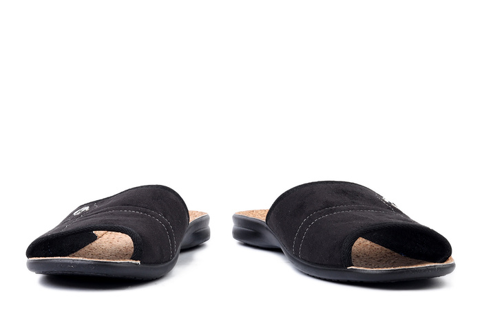 INBLU 155M 028 czarny, kapcie męskie