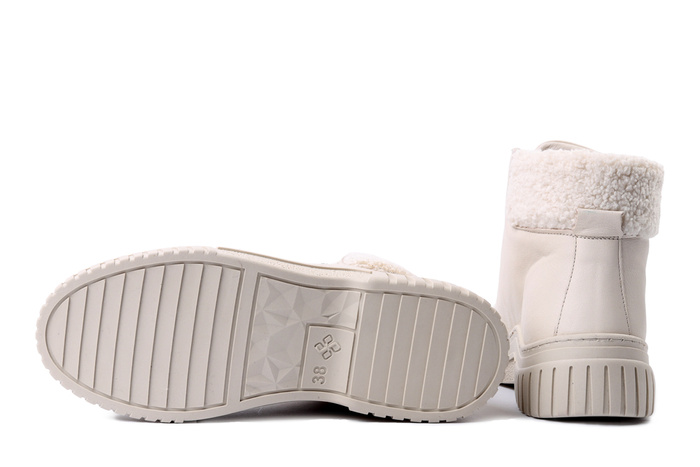 MANITU 990690-81 offwhite, trzewiki damskie