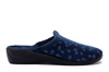 ADANEX 28280 SILVIA SIL1VV granatowy, kapcie damskie