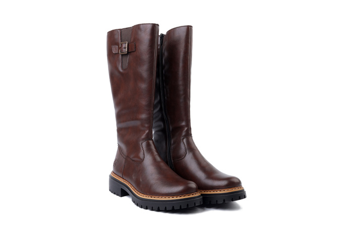 RIEKER 72694-25 brown, kozaki damskie