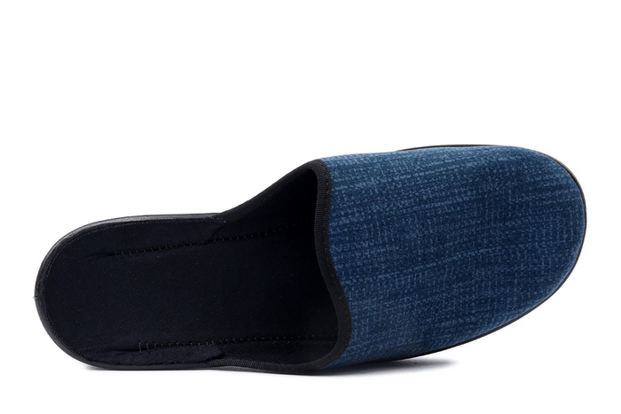 BEFADO 089M 429 granat, kapcie męskie