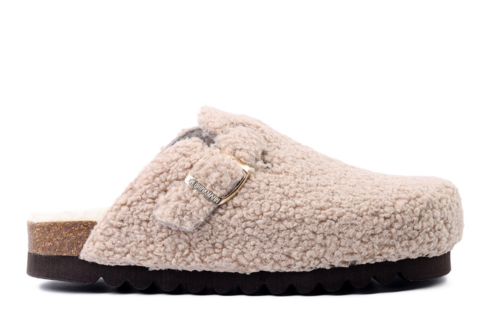 DR. BRINKMANN 320711-08 beige, kapcie damskie