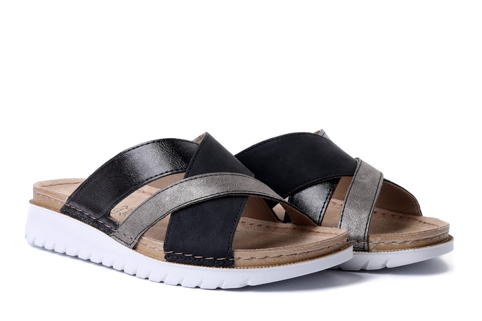 INBLU CN-45 014 czarny, klapki damskie
