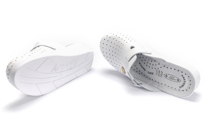 SANITAL FLEX 708 white, klapki profilaktyczne damskie