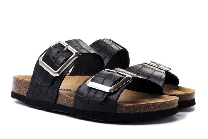 DR. BRINKMANN 700166-01 schwarz, klapki profilaktyczne damskie