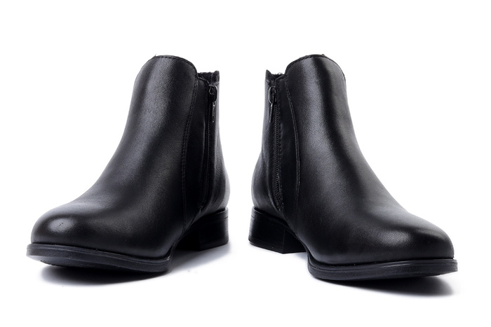 RIEKER 77051-00 black, botki damskie