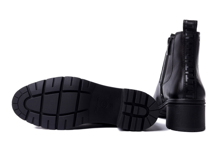 TAMARIS 1-25456-43 001 black, botki damskie