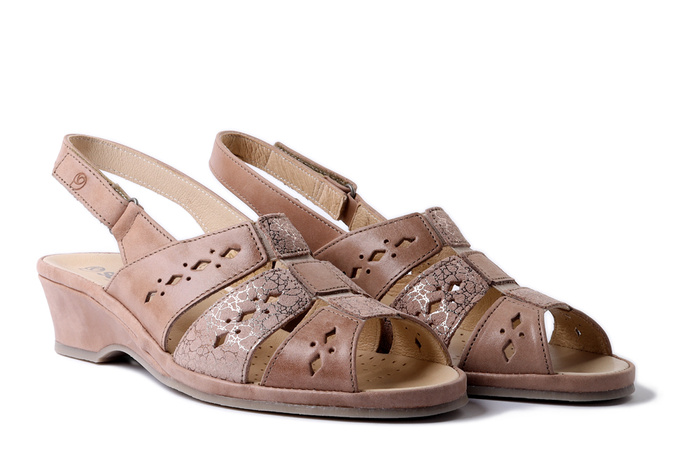 SUAVE 710231-08 beige, sandały damskie