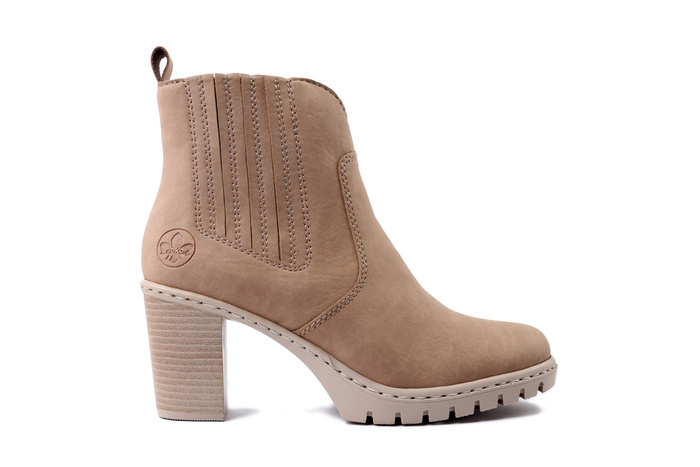RIEKER Y2571-20 brown, botki damskie
