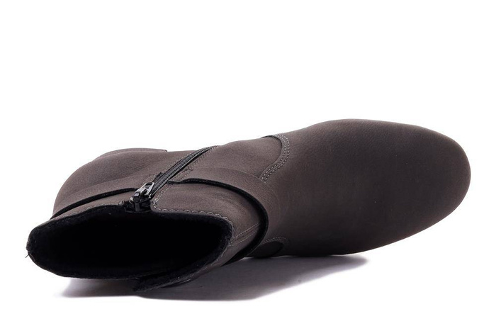 RIEKER 70289-45 grey, botki damskie