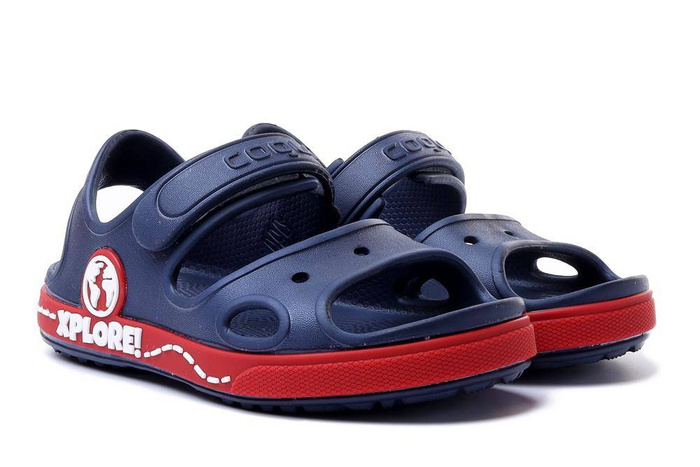 COQUI 8861 YOGI navy/red, sandały dziecięce, rozmiary: 20,5-26,5