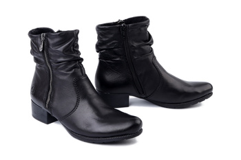 RIEKER 78656-00 black, botki damskie