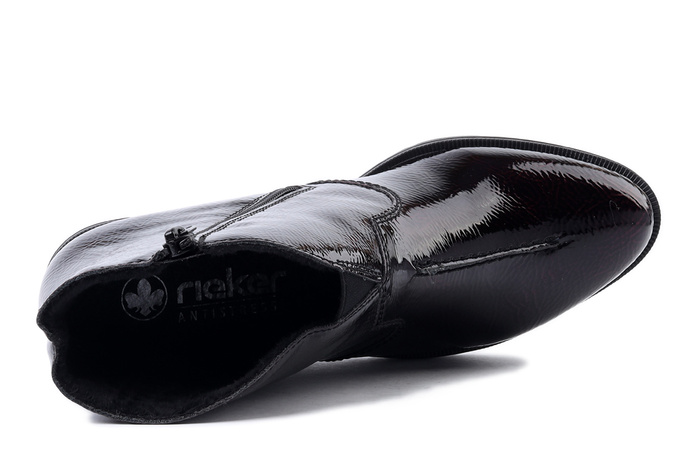 RIEKER Y0553-35 red, botki damskie