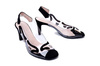 BRENDA ZARO T4026 black suede, sandały damskie