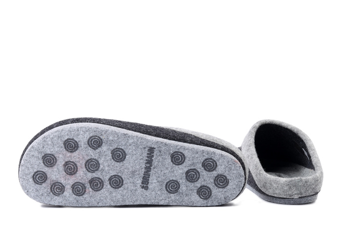 DR. BRINKMANN 320710-09 grau, kapcie damskie