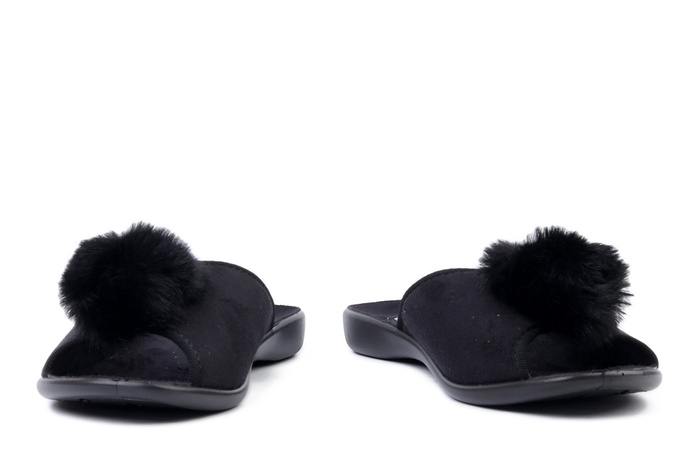 BEFADO 255D 013 czarny, kapcie damskie