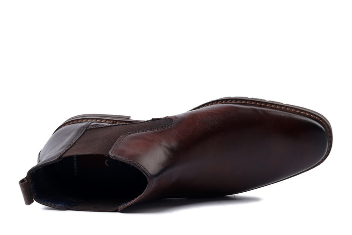 BUGATTI 311-A9E34-1111 6361 cognac/dark brown, botki męskie