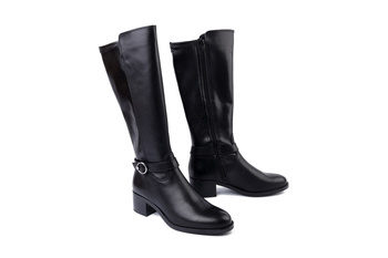 TAMARIS 1-25537-41 001 black, kozaki damskie