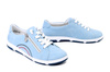 RIEKER 42424-10 blue, półbuty damskie