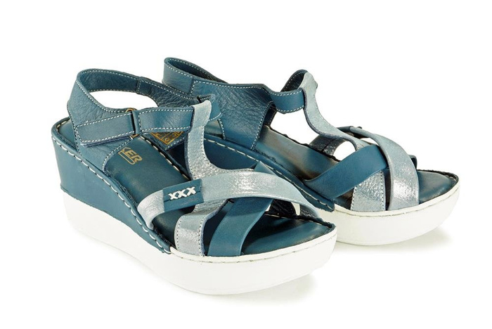 ARTIKER RELAKS 42C1196 navy/blue, sandały damskie